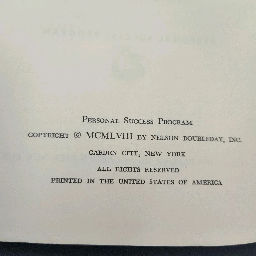 Nelson Double Days Personal Success 9 Books 50's‎ Fix Problems SEE BB11.2GU3337